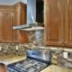 kitchen backsplash range