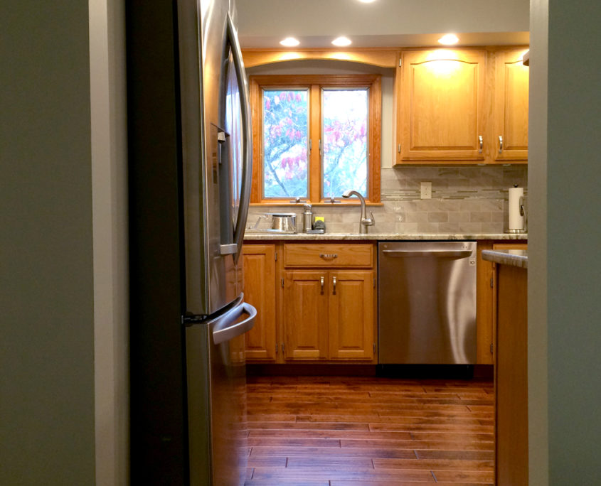 kitchen remodel hardwood floor