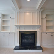 custom millwork fireplace