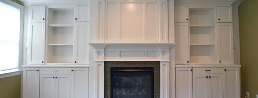 custom millwork fireplace