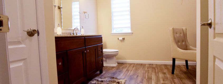 master bathroom remodeling project in sewell, new jersey