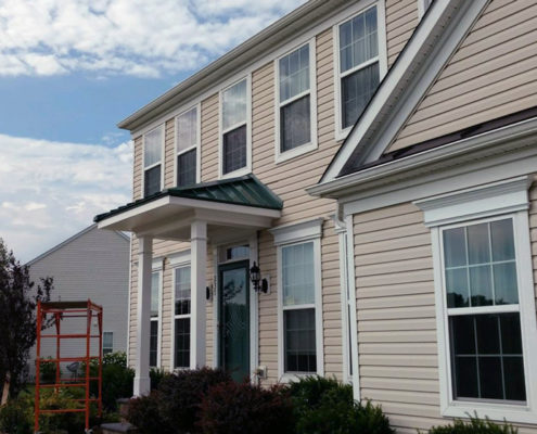 mickleton nj front porch construction after photo side view