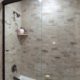 walk in shower tiling