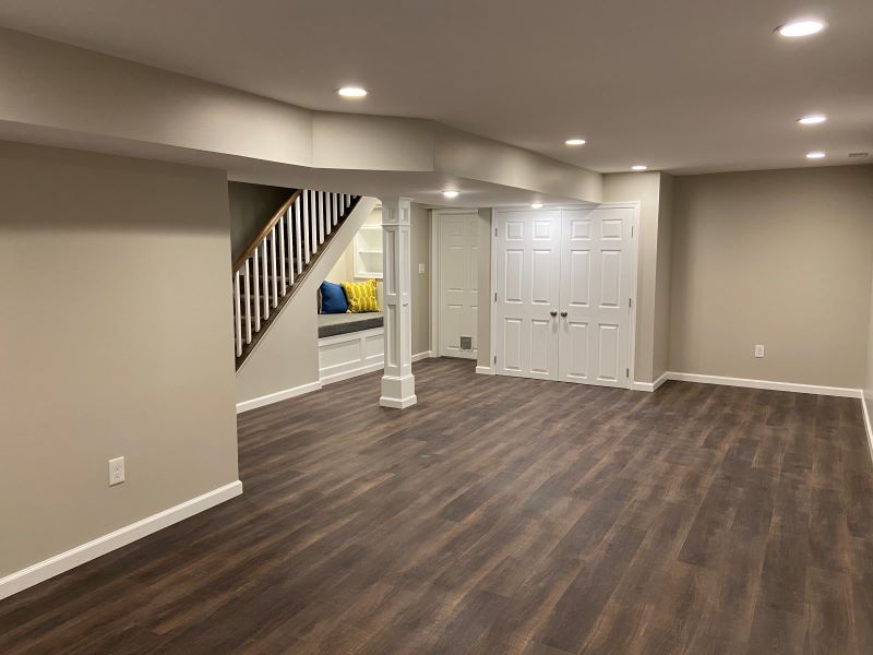 finished basement recessed lighting