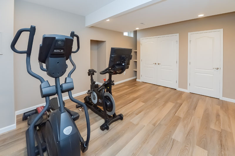 finished basement rec room