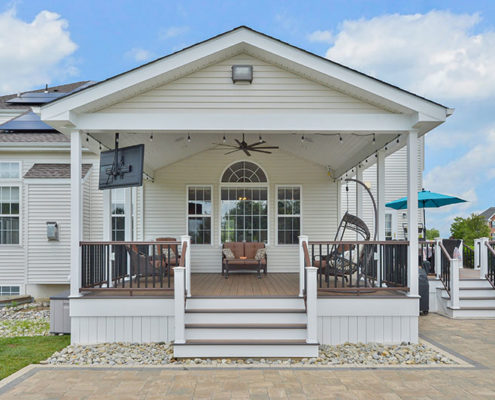 multitiered deck and patio clarksboro nj