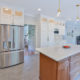 modern open concept kitchen mickleton nj reverse view