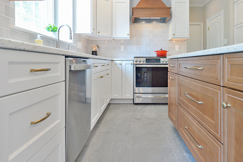 modern open concept kitchen mickleton nj dishwasher and cabinet drawers
