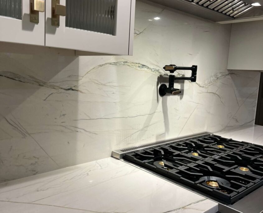 marbled slab backsplash in south jersey