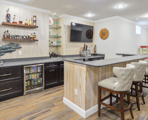 finished-basement-bar-and-lounge-mickleton-nj-02 ayars complete home improvements basement bar design coastal theme