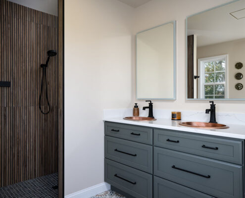 mullica hill master bath double vanity