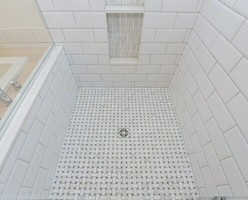 shot of shower tiles flooring ayars