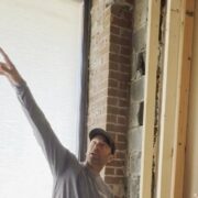 Ayars team reviewing framing during a remodel walkthrough